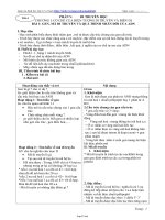 Giáo án Sinh học lớp 12 cơ bản