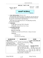 Giáo án Ngữ văn 8 - Tiết 73 đến 83 - Trường THCS BX