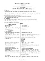Giáo án chiều lớp 1