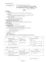 Giáo án Giải tích lớp 12 - Tiết 52 - Bài 9: Bất phương trình mũ và lôgarit ( 1 tiết)