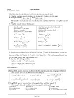 Ôn thi đại học môn Toán - Nguyên hàm và Tích phân