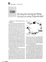 Bê tông khí chưng áp Ytong giải pháp cho những 