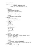 Giáo án môn Đại số lớp 7 năm 2009 - 2010 - Tiết 51: Khái niệm biểu thức đại số