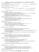 Đề thi thử môn Toán THPT quốc gia 2016 Hà Nội