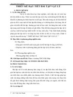 Sáng kiến kinh nghiệm Thiết kế dạy tiết bài tập vật lý