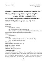 Giáo án Lịch sử 8 tiết 36 đến 47