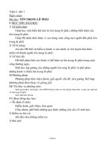 Giáo án Giáo dục công dân 8 tuần 1: Tôn trọng lẽ phải