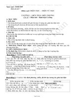 Giáo án Vật lý lớp 11 - Tiết 1 đến tiết 5