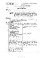 Giáo án Tổng hợp môn học lớp 1 - Tuần lễ 22 năm 2011