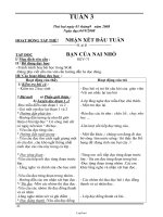 Giáo án các môn học khối 2, học kì I - Tuần 3