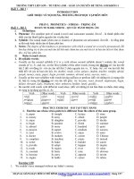 Thiết kế bài dạy môn Tiếng Anh 11 - Bài 1 đến bài 23