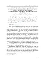 Một số biện pháp trong đào tạo giáo viên ở trường cao đẳng sư phạm nhằm nâng cao sự tự tin của sinh viên đối với việc ứng dụng công nghệ thông tin trong các hoạt động rèn nghề