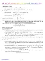 30 Đề thử sức đại học môn Toán