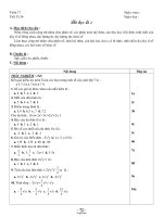 Giáo án Đại số lớp 7 - Tiết 35, 36 :Thi học kì 1