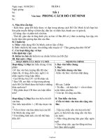 Giáo án Vật lý 7 Bài 20: Chất dẫn điện và chất cách điện. Dòng điện trong kim loại