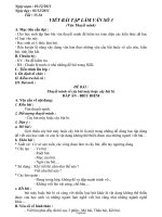 Giáo án Ngữ văn 8 tiết 55, 56: Viết bài tập làm văn số 3 (văn thuyết minh)