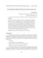 Bàn thêm về đặc điểm ngữ pháp của từ rồi trong tiếng Việt - Trường Đại học Công nghiệp Thực phẩm Tp. Hồ Chí Minh