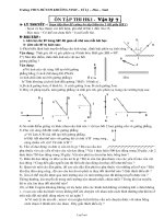 Ôn tập thi học kì 1 - Vật lý 7