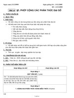 Giáo án Đại số 8 năm học 2010 – 2011 - Trường THCS Chiềng Bằng - Tiết 28, 29