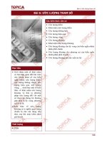 Bài giảng Lý thuyết xác suất và thống kê toán - Bài 6: Ước lượng tham số - Trường Đại học Công nghiệp Thực phẩm Tp. Hồ Chí Minh