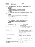 Giáo án Hình học 12 - Tiết 6 - Bài 3: Khái niệm về thể tích của khối đa diện ( tiếp)