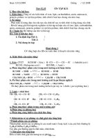 Bài soạn môn Hình học lớp 8 - Tiết 1: Tứ giác