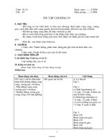 Giáo án môn Hình học khối 8 - Tiết 67: Ôn tập chương IV