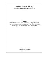 TÀI LIỆU VỀ NGÀY PHÁP LUẬT NƯỚC CỘNG HÒA XÃ HỘI CHỦ NGHĨAVIỆT NAM NĂM 2014 VÀ CUỘC THI VIẾT “TÌM HIỂU HIẾN PHÁPNƯỚC CỘNG HÒA XÃ HỘI CHỦ NGHĨA VIỆT NAM”