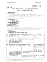 Giáo án môn Ngữ văn 7 - Trường THCS Ba Vinh - Tiết 108: Luyện tập lập luận giải thích viết bài văn số 6 ỏ nhà