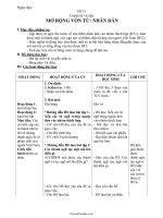 Giáo án môn Luyện từ và câu lớp 5 - Tiết 5: Mở rộng vốn từ: Nhân dân