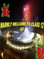 Bài soạn môn học Tiếng Anh khối lớp 11 - Period: 79 - Unit 13: The 22nd sea games