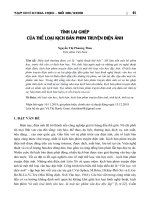 Tính lai ghép của thể loại kịch bản phim truyện điện ảnh - Trường Đại Học Quốc Tế Hồng Bàng
