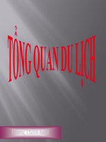 Bài giảng Tổng quan du lịch - Dương Thanh Xuân - Trường Đại Học Quốc Tế Hồng Bàng