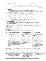 Giáo án Giải tích 12 nâng cao tiết 20, 21: Một số bài toán thường gặp về đồ thị