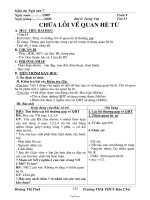 Giáo án môn học Ngữ văn 7 - Trường TH & THCS Dân Chủ - Tuần 9