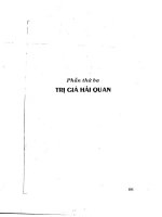 Ebook Kỹ thuật nghiệp vụ hải quan xuất nhập khẩu - Lý thuyết và tình huống thực dụng: Phần 2 - Trường Đại Học Quốc Tế Hồng Bàng