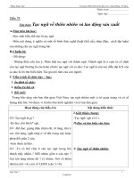 Giáo án Ngữ văn 7 kì 2 - Trường THCS Thị Trấn Khe Tre