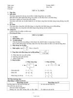 Giáo án giảng dạy môn Vật lý 11 - Tiết 8: Tụ điện