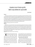 Temple Stay ở Hàn Quốc một loại hình du lịch mới - Trường Đại Học Quốc Tế Hồng Bàng