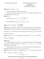 Đề 1 Thi thử đại học năm 2010 Môn: Toán