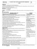 Giáo án môn Ngữ văn lớp 7 - Học kì II - Tiết 125, 126: Luyện tập làm văn bản đề nghị Báo cáo