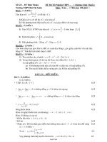 Đề thi kiểm tra chất lượng các môn thi thpt quốc gia lần 1. Năm học 2015 - 2016 môn: Vật lí thời gian làm bài: 90 phút, không kể thời gian phát đề