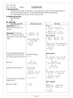 Thiết kế giáo án Đại số 8 - Chương II: Phân thức đại số - Tiết 23: Luyện tập