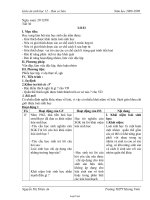 Giáo án Sinh học 12 Cơ bản - Tiết 30: Loài