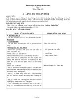 Giáo án khối lớp 2 môn Tập viết, học kì I