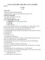 Giáo án môn Tiếng Việt lớp 1 sách Cánh Diều - Bài 105: Ôn tập - Trường Đại học Công nghiệp Thực phẩm Tp. Hồ Chí Minh