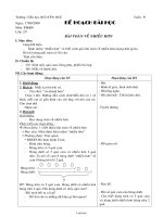 Giáo án khối lớp 2 - Trường tiểu học Nguyễn Huệ - Môn Toán - Bài toán về nhiều hơn