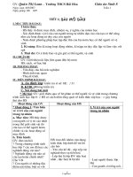 Bài soạn môn Sinh học 8 - Trường THCS Hải Hòa