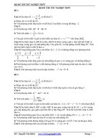 Bộ đề thi tốt nghiệp THPT môn Toán