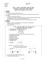 Giáo án giảng dạy môn Vật lý 11 - Tiết 1: Điện học - Điện từ học